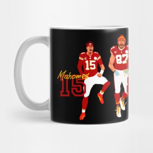 Patrick mahomes x Travis Kelce  teammate Mug